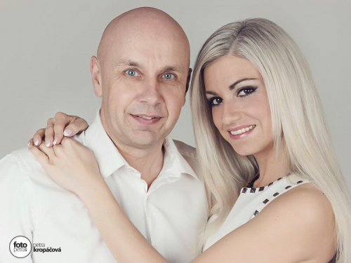 Jiří Morštadt s přítelkyní Žanetou